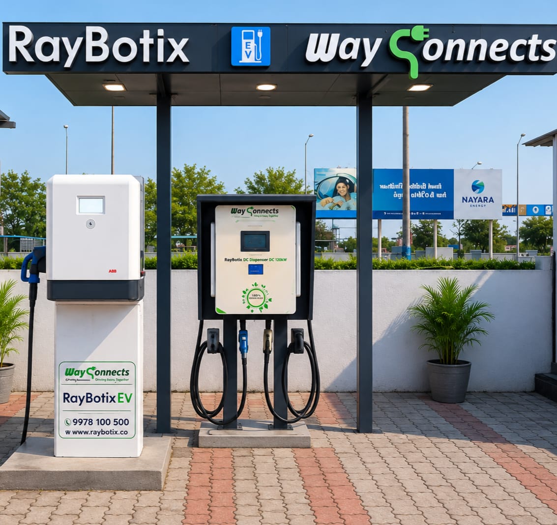 Way Connects EV charging station at Aarya Hotel